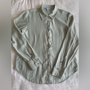 ANTONIO MELANI Light Green Button Down Shirt